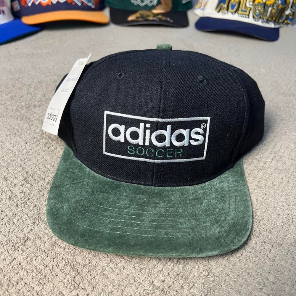 Vintage 1990s adidas soccer hat NWT